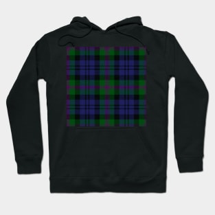 Scottish Orkney Tartan in Green+Purple Hoodie